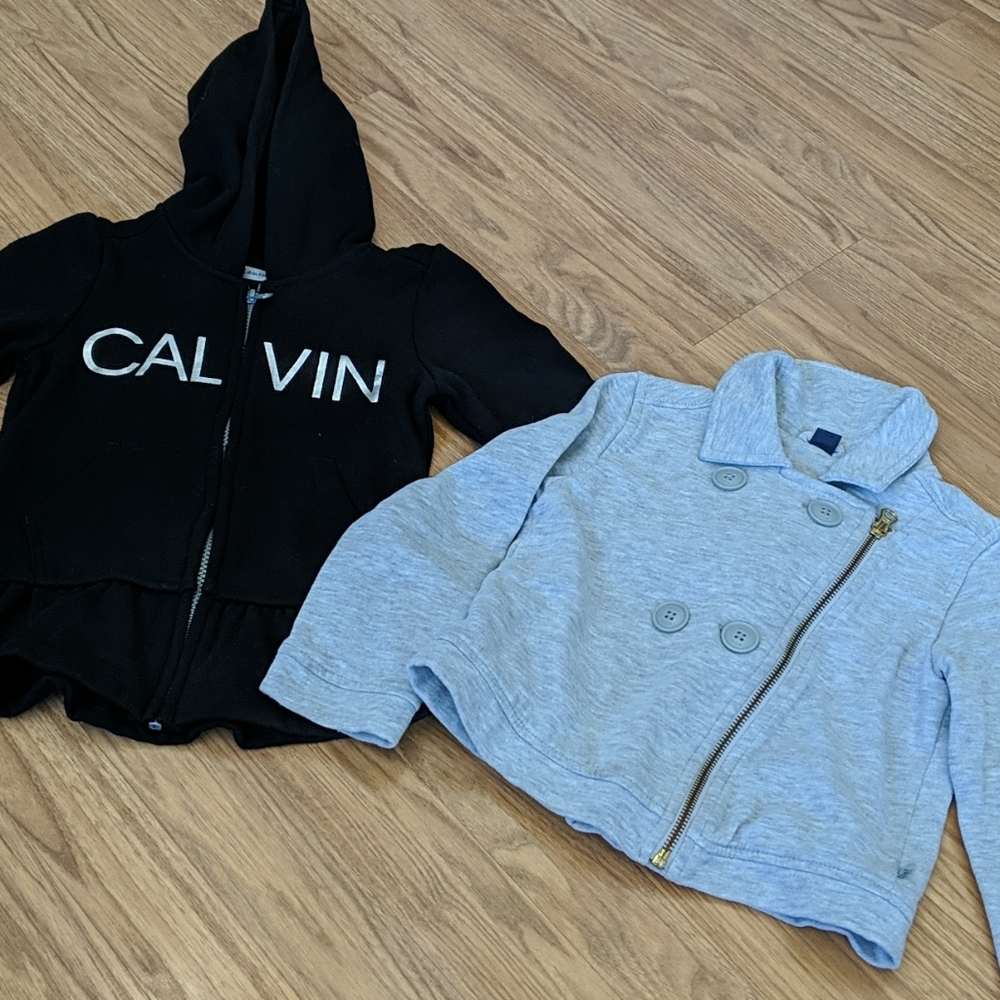 Calvin Klein & Gap Set of 2 girls jackets size 5